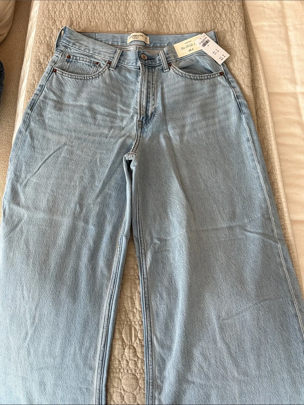 The Wide Leg, High Ruse Light Blue Women’s Jeans
